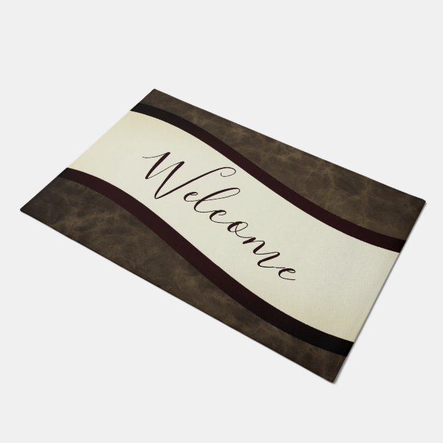 粗野な顔 ドアマット (アングル)