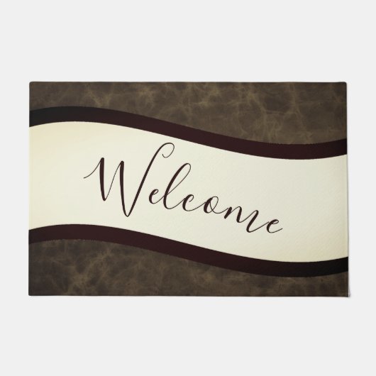 粗野な顔 ドアマット (正面)