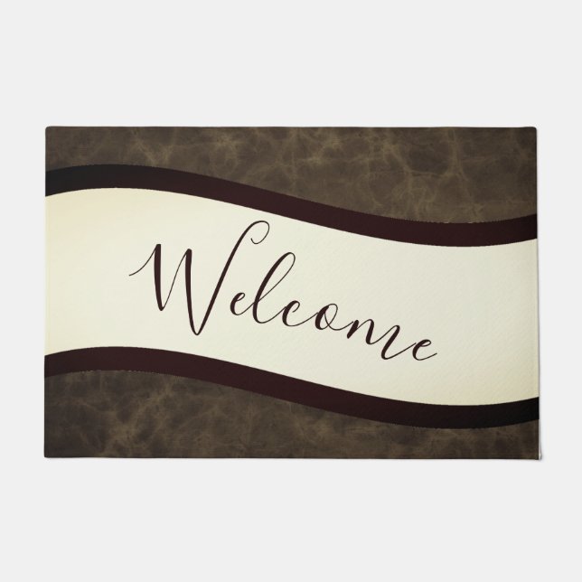 粗野な顔 ドアマット (正面)