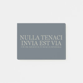 粘り強いののために道は通り抜けるのが不可能-ライトではないです ポストイット