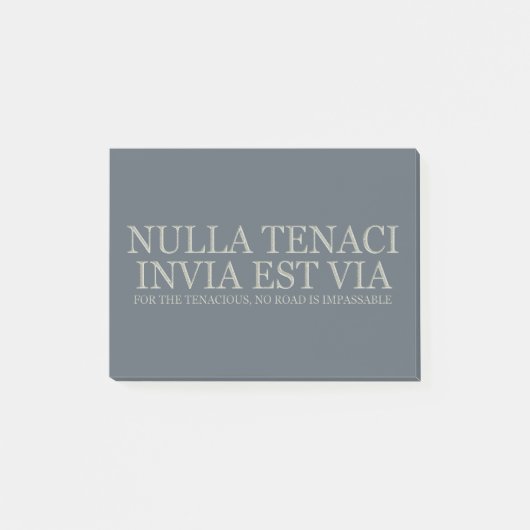 粘り強いののために道は通り抜けるのが不可能-ライトではないです ポストイット (正面)