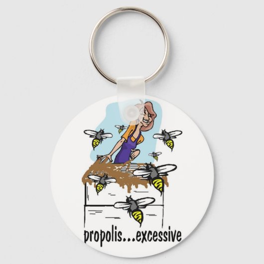 粘り強い物 キーホルダー (正面)