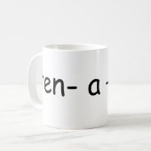 粘り強さMUGZバイダン・スピルク コーヒーマグカップ (正面左)