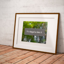 粘り感動的強い諺ポスター ポスター