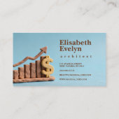 粘土で作られた経済的成長の象徴 名刺 (裏面)