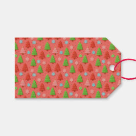 粘土のクリスマスギフト包装紙の偽のクッキー ギフトタグ