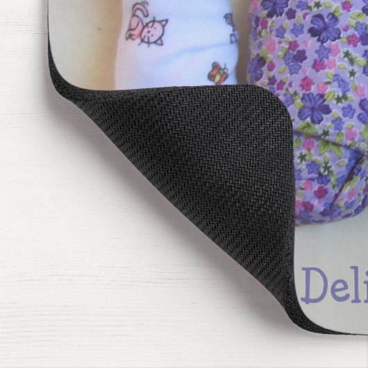 粘土のベビー: 医者、助産婦: ベビーを分娩して下さい マウスパッド (コーナー)