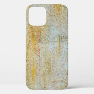 粘土の壁の質感と粘土の室内装飾 iPhone 12ケース