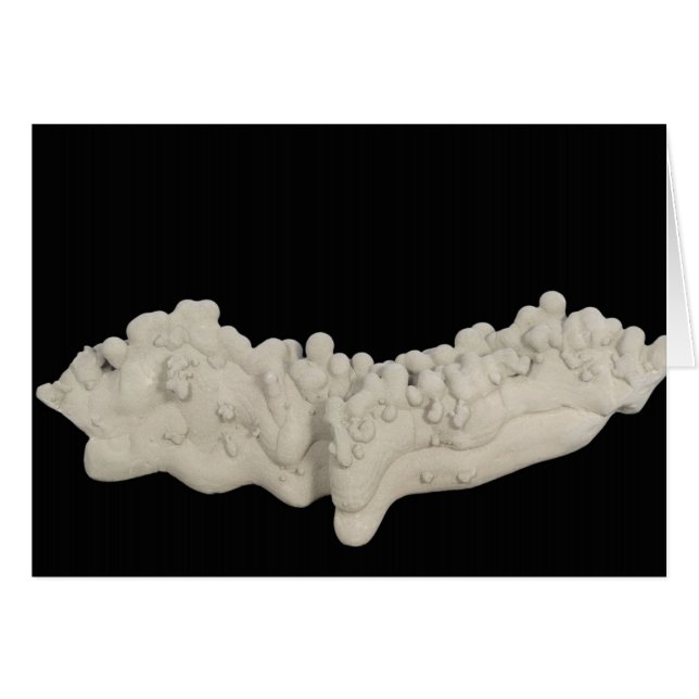 粘土のConcretion (正面横)