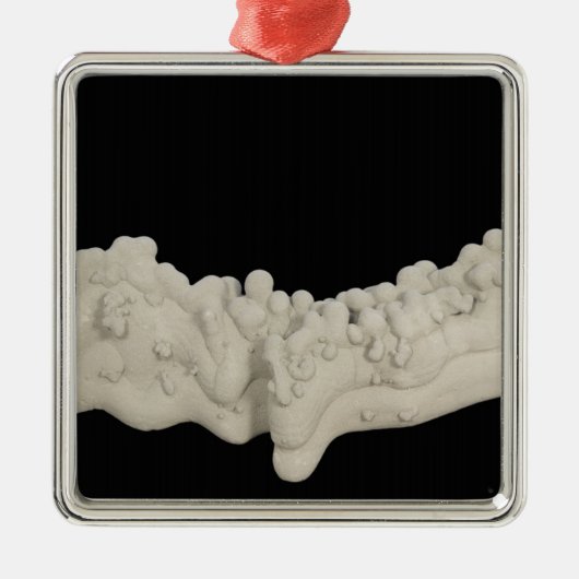 粘土のConcretion メタルオーナメント (正面)