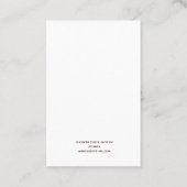 粘土アーチ2イヤリング表示名刺 名刺 (裏面)