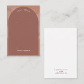 粘土アーチ2イヤリング表示名刺 名刺 (正面/裏面)