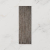 粘土スラブ効果、ギフトラベル スキニー名刺 (裏面)