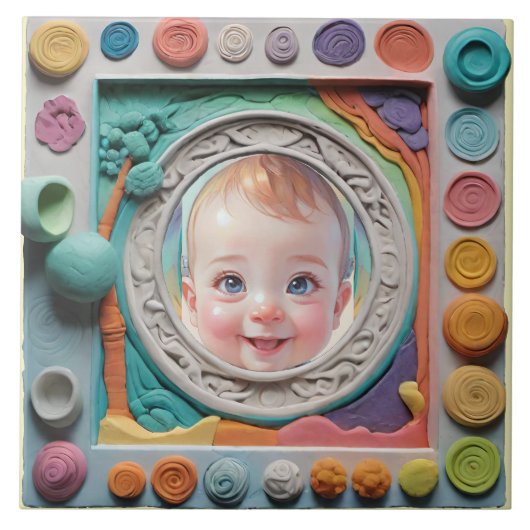 粘土フレーム タイル (正面)