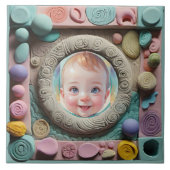 粘土フレーム タイル (正面)