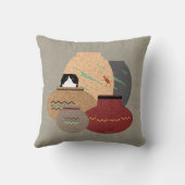 粘土ポット枕 クッション (裏面)