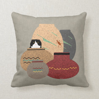粘土ポット枕 クッション