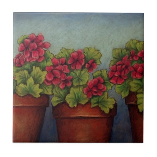 粘土ポット タイル (正面)