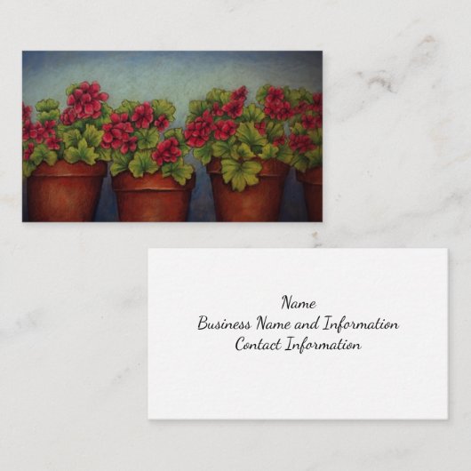 粘土ポット 名刺 (正面/裏面)