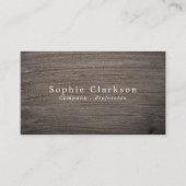 粘土効果素朴、 名刺 (正面)