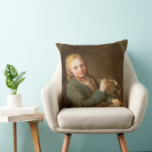 粘土吹パイプからの青年の泡， 1766 クッション (椅子)