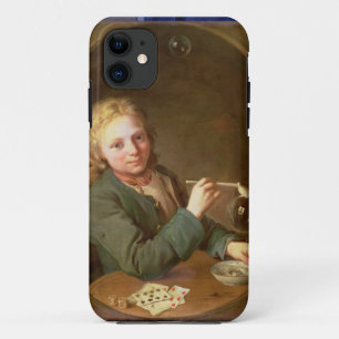 粘土管1766年からの泡を吹いている若者 iPhone 11 ケース