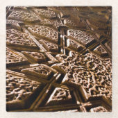 粘土自然星 ガラスコースター (正面)