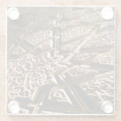 粘土自然星 ガラスコースター (裏面)