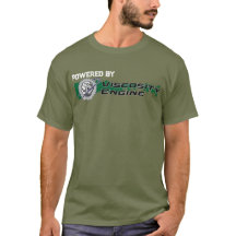 粘性エンジンTシャツ