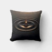 粘性表面への黄金の影響 クッション (正面)