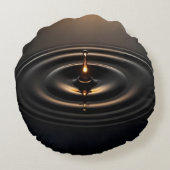 粘性表面への黄金の影響 ラウンドクッション (裏面)