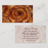 粘着性があるパンの焼いた食品のベーカリーのブティック2 名刺 (正面/裏面)