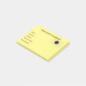 粘着性があるポスト・イットの宿題 ポストイット (アングル)