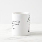 粘着性がある刺鍼術 コーヒーマグカップ (中央)