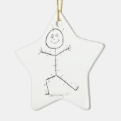 粘着性がある刺鍼術 セラミックオーナメント (左)