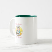 粘着性がある指か。 ツートーンマグカップ (正面左)