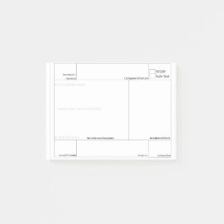 粘着性がある敏捷なスクラムの物語の計画の援助の物語 ポストイット