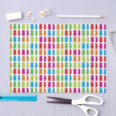 粘着性くまのティッシュペーパー 薄葉紙 (クラフト)