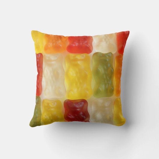 粘着性くまの夢 クッション (裏面)