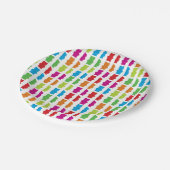 粘着性くまの紙皿 ペーパープレート (アングル)