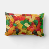 粘着性くまの虹によって着色されるキャンデー ランバークッション (裏面)