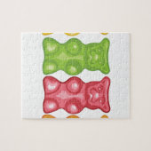 粘着性くま ジグソーパズル (横)