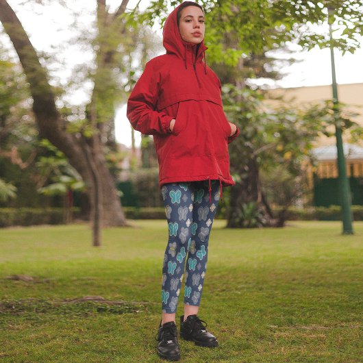 粘着性の蝶 レギンス