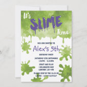 粘着物のパーティーの誕生日の招待状 招待状 (正面)