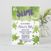 粘着物のパーティーの誕生日の招待状 招待状 (スタンド正面)