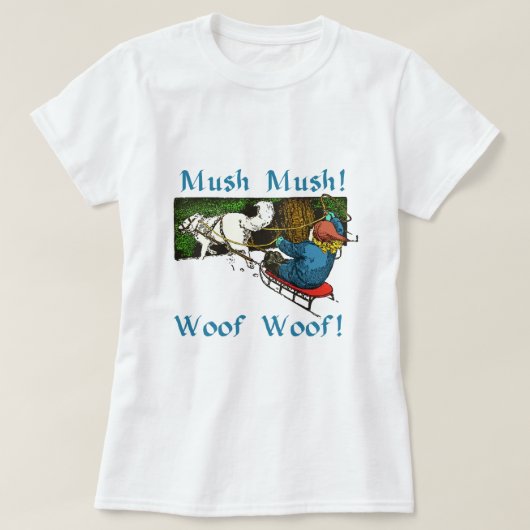 粥の粥のWoofのWoof Tシャツ (デザイン正面)