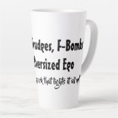 粥、F爆弾、特大エゴで煽られる カフェラテマグ (右アングル)