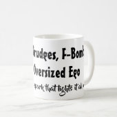 粥、F爆弾、特大エゴで煽られる コーヒーマグカップ (正面右)