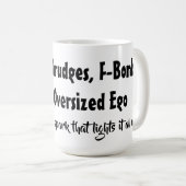 粥、F爆弾、特大エゴで煽られる コーヒーマグカップ (正面右)