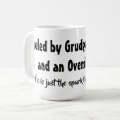 粥、F爆弾、特大エゴで煽られる コーヒーマグカップ (正面左)